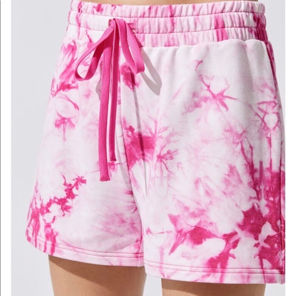 NWT $256 Carbon38 Sweat Set Electric Pink Tie Dye Size Small - Picture 11 of 15